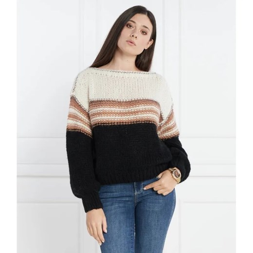 Liu Jo Sweter | Regular Fit | z dodatkiem wełny ze sklepu Gomez Fashion Store w kategorii Swetry damskie - zdjęcie 184328263