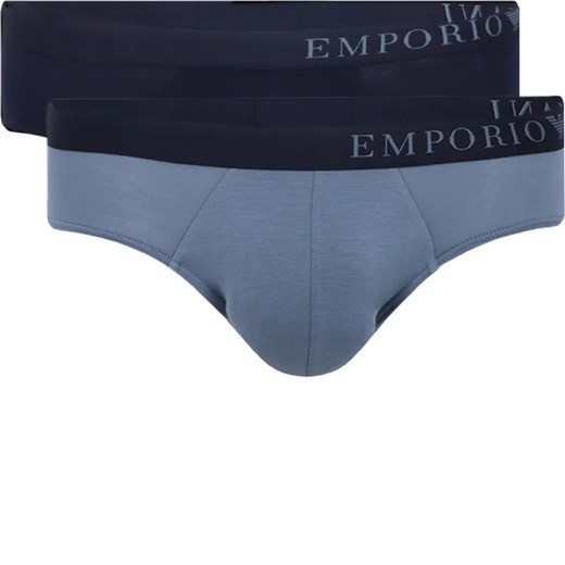 Emporio Armani Slipy 2-pack ze sklepu Gomez Fashion Store w kategorii Majtki męskie - zdjęcie 184328270