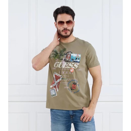 GUESS T-shirt | Regular Fit ze sklepu Gomez Fashion Store w kategorii T-shirty męskie - zdjęcie 184328351