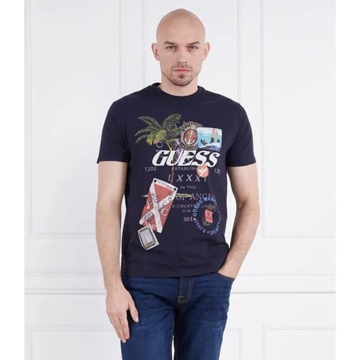 GUESS T-shirt | Regular Fit ze sklepu Gomez Fashion Store w kategorii T-shirty męskie - zdjęcie 184328520