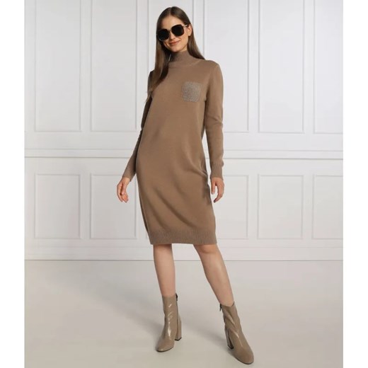 Peserico Wełniana sukienka | z dodatkiem jedwabiu ze sklepu Gomez Fashion Store w kategorii Sukienki - zdjęcie 184328551