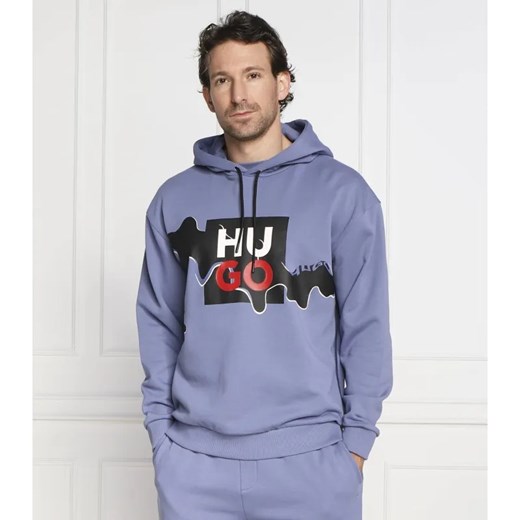 HUGO Bluza Dalcon | Relaxed fit ze sklepu Gomez Fashion Store w kategorii Bluzy męskie - zdjęcie 184328671