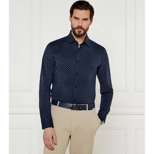 BOSS BLACK Koszula P-HANK-kent-C1-222 | Slim Fit ze sklepu Gomez Fashion Store w kategorii Koszule męskie - zdjęcie 184328711