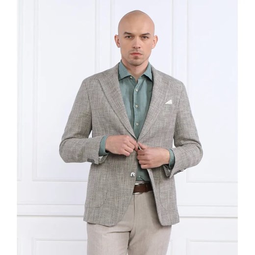 Oscar Jacobson Marynarka Ferry Patch | Slim Fit ze sklepu Gomez Fashion Store w kategorii Marynarki męskie - zdjęcie 184328742