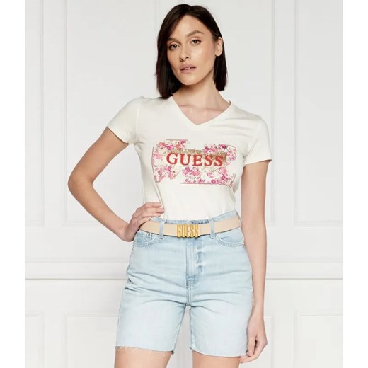 GUESS T-shirt | Slim Fit ze sklepu Gomez Fashion Store w kategorii Bluzki damskie - zdjęcie 184328760