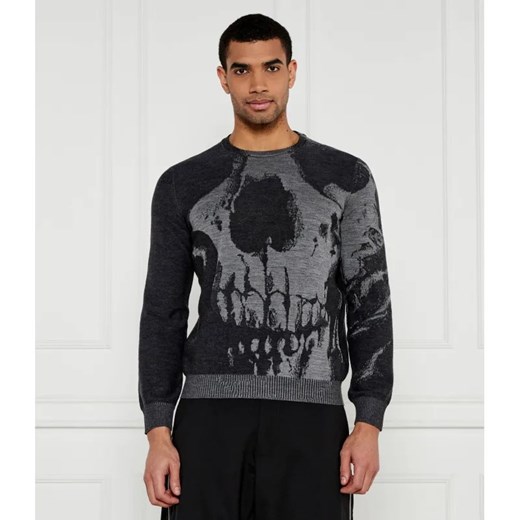 Alexander McQueen Wełniany sweter | Regular Fit ze sklepu Gomez Fashion Store w kategorii Swetry męskie - zdjęcie 184328934