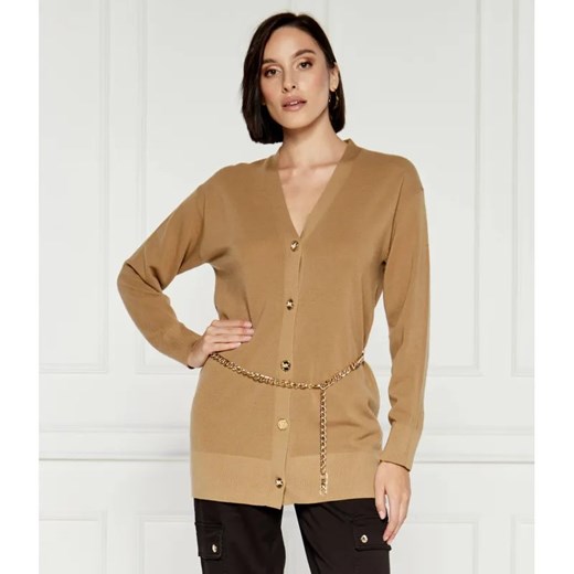 Michael Kors Wełniany kardigan | Regular Fit ze sklepu Gomez Fashion Store w kategorii Swetry damskie - zdjęcie 184328940