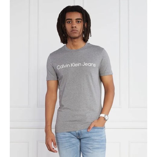Calvin Klein Jeans T-shirt | Slim Fit ze sklepu Gomez Fashion Store w kategorii T-shirty męskie - zdjęcie 184329100