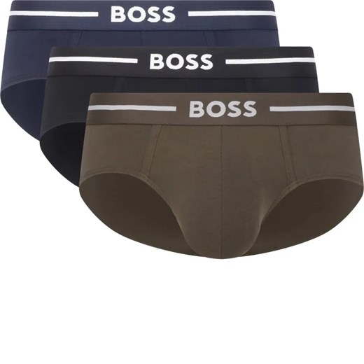 BOSS BLACK Slipy 3-pack HipBr 3P Bold ze sklepu Gomez Fashion Store w kategorii Majtki męskie - zdjęcie 184329114