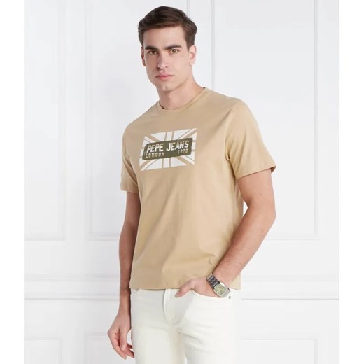 Pepe Jeans London T-shirt credick | Regular Fit ze sklepu Gomez Fashion Store w kategorii T-shirty męskie - zdjęcie 184329144