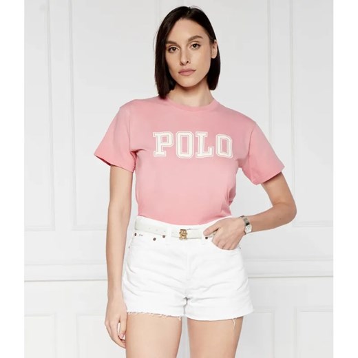 POLO RALPH LAUREN T-shirt | Regular Fit ze sklepu Gomez Fashion Store w kategorii Bluzki damskie - zdjęcie 184329214