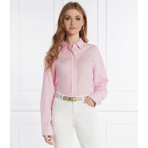 Samsøe Samsøe Lniana koszula | Loose fit ze sklepu Gomez Fashion Store w kategorii Koszule damskie - zdjęcie 184329234