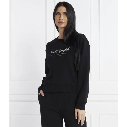 Karl Lagerfeld Bluza hotel karl | Loose fit ze sklepu Gomez Fashion Store w kategorii Bluzy damskie - zdjęcie 184329330