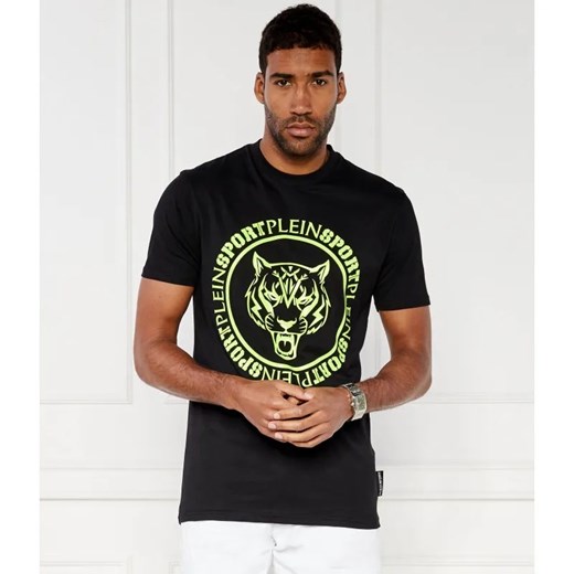 Plein Sport T-shirt Tiger | Regular Fit ze sklepu Gomez Fashion Store w kategorii T-shirty męskie - zdjęcie 184329370