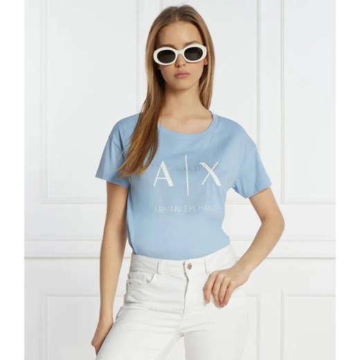 Armani Exchange T-shirt | Regular Fit ze sklepu Gomez Fashion Store w kategorii Bluzki damskie - zdjęcie 184329373
