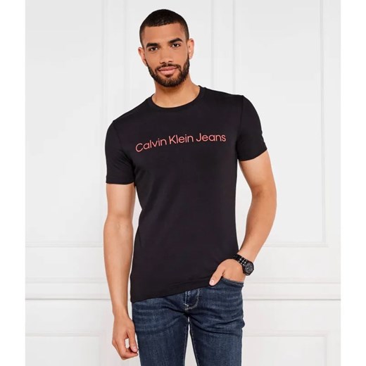 Calvin Klein Jeans T-shirt | Slim Fit L wyprzedaż Gomez Fashion Store