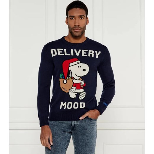 ST.Barth Sweter Heron ST. BARTH X PEANUTS | Regular Fit | z dodatkiem wełny i kaszmiru ze sklepu Gomez Fashion Store w kategorii Swetry męskie - zdjęcie 184329430