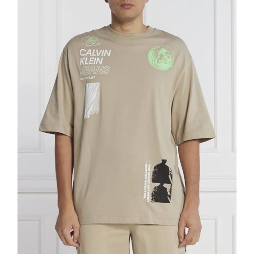 Calvin Klein Jeans T-shirt | Regular Fit ze sklepu Gomez Fashion Store w kategorii T-shirty męskie - zdjęcie 184329443