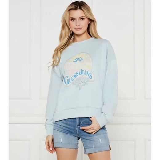 Guess Jeans Bluza SUNSET | Oversize fit ze sklepu Gomez Fashion Store w kategorii Bluzy damskie - zdjęcie 184329463