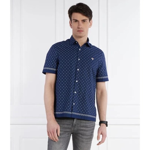 GUESS Koszula SS BOXI | Oversize fit Guess M okazyjna cena Gomez Fashion Store