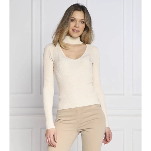 GUESS Sweter 1981 Ankle | Slim Fit ze sklepu Gomez Fashion Store w kategorii Swetry damskie - zdjęcie 184329502