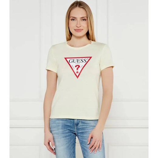 GUESS T-shirt | Regular Fit ze sklepu Gomez Fashion Store w kategorii Bluzki damskie - zdjęcie 184329524