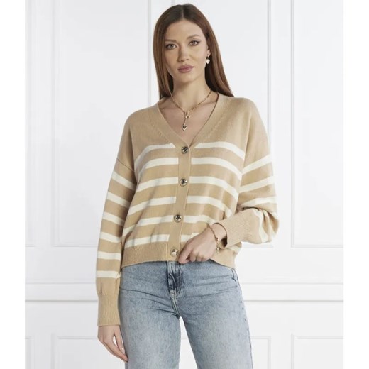 GUESS Kardigan | Regular Fit | z dodatkiem wełny ze sklepu Gomez Fashion Store w kategorii Swetry damskie - zdjęcie 184329563