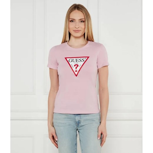 GUESS T-shirt | Regular Fit ze sklepu Gomez Fashion Store w kategorii Bluzki damskie - zdjęcie 184329733