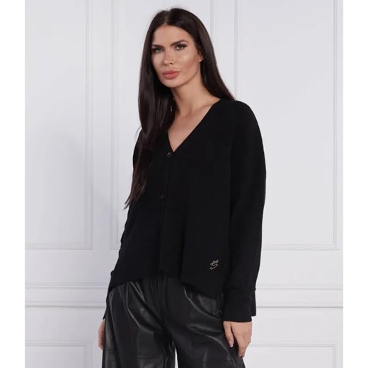 Liu Jo Wełniany kardigan | Regular Fit ze sklepu Gomez Fashion Store w kategorii Swetry damskie - zdjęcie 184329813