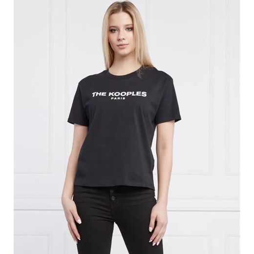 The Kooples T-shirt | Regular Fit ze sklepu Gomez Fashion Store w kategorii Bluzki damskie - zdjęcie 184329843