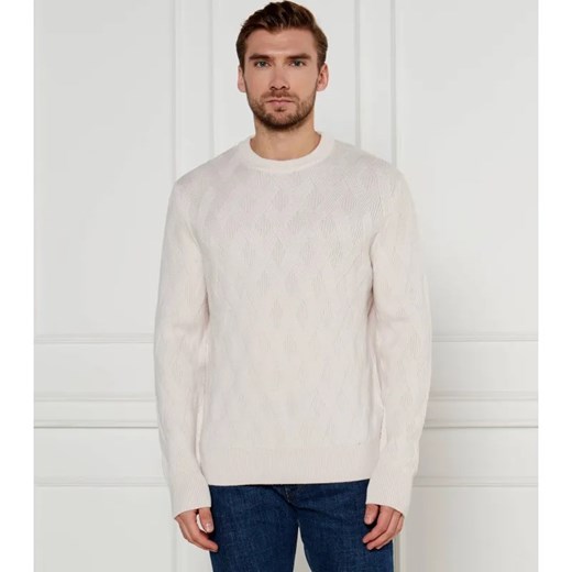 BOSS BLACK Wełniany sweter H-Elfredo | Regular Fit ze sklepu Gomez Fashion Store w kategorii Swetry męskie - zdjęcie 184329923