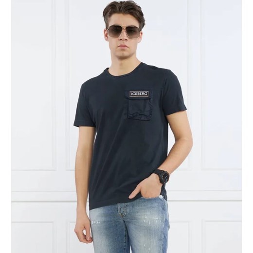 Iceberg T-shirt | Regular Fit ze sklepu Gomez Fashion Store w kategorii T-shirty męskie - zdjęcie 184329933
