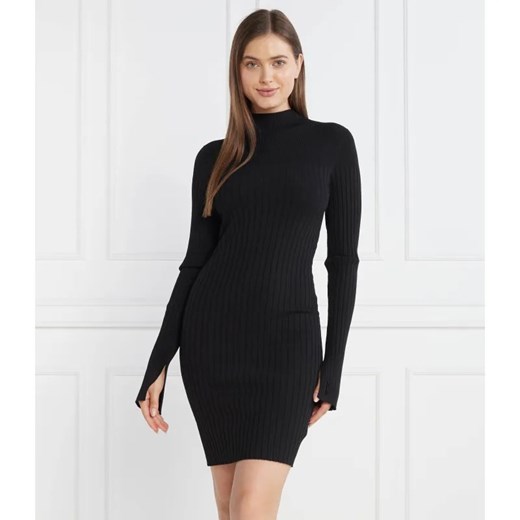 Calvin Klein Sukienka ICONIC RIB KNIT LS ze sklepu Gomez Fashion Store w kategorii Sukienki - zdjęcie 184329941