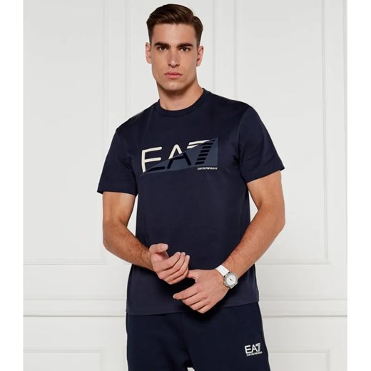 EA7 T-shirt | Regular Fit ze sklepu Gomez Fashion Store w kategorii T-shirty męskie - zdjęcie 184329993