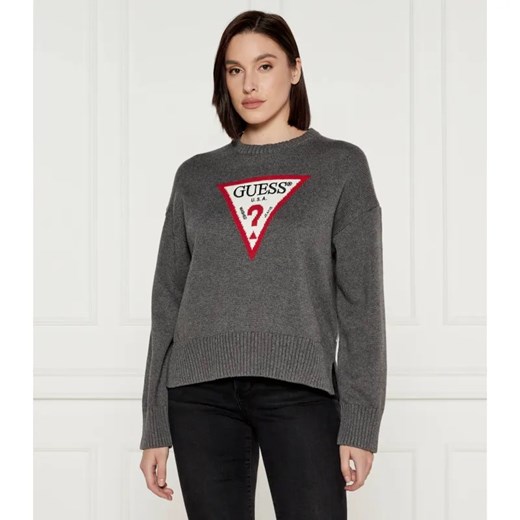 Guess Jeans Sweter | Regular Fit ze sklepu Gomez Fashion Store w kategorii Swetry damskie - zdjęcie 184330022