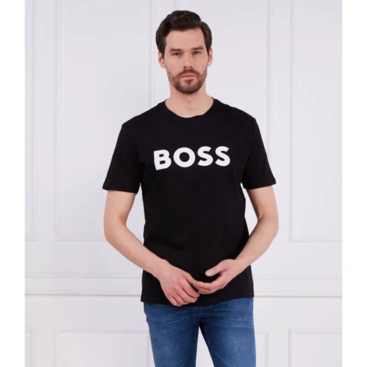 BOSS ORANGE T-shirt Thinking 1 | Regular Fit ze sklepu Gomez Fashion Store w kategorii T-shirty męskie - zdjęcie 184330034