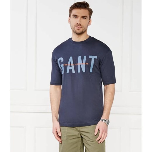 Gant T-shirt | Regular Fit ze sklepu Gomez Fashion Store w kategorii T-shirty męskie - zdjęcie 184330082