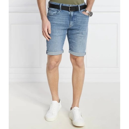 G- Star Raw Jeansowe szorty 3301 | Slim Fit ze sklepu Gomez Fashion Store w kategorii Spodenki męskie - zdjęcie 184330101
