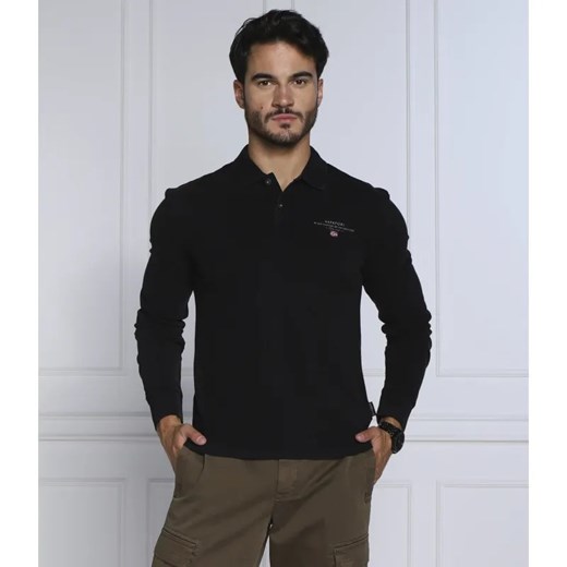 Napapijri Polo ELBAS LS 4 | Regular Fit ze sklepu Gomez Fashion Store w kategorii T-shirty męskie - zdjęcie 184330192