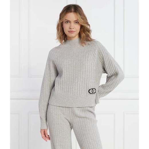 TWINSET Wełniany sweter | Regular Fit | z dodatkiem kaszmiru ze sklepu Gomez Fashion Store w kategorii Swetry damskie - zdjęcie 184330200