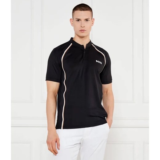 BOSS GREEN Polo Pariq TOC Mesh | Slim Fit | stretch ze sklepu Gomez Fashion Store w kategorii T-shirty męskie - zdjęcie 184330242