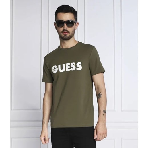 GUESS T-shirt LABYRINTH | Slim Fit ze sklepu Gomez Fashion Store w kategorii T-shirty męskie - zdjęcie 184330274