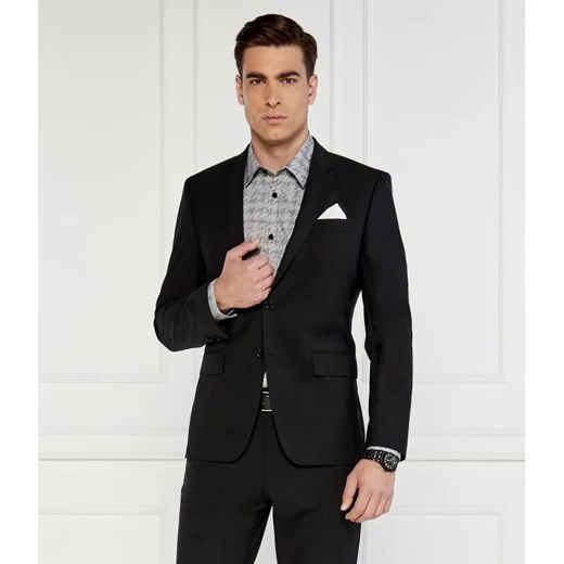 BOSS BLACK Wełniana marynarka H-Huge-MM | Slim Fit ze sklepu Gomez Fashion Store w kategorii Marynarki męskie - zdjęcie 184330501