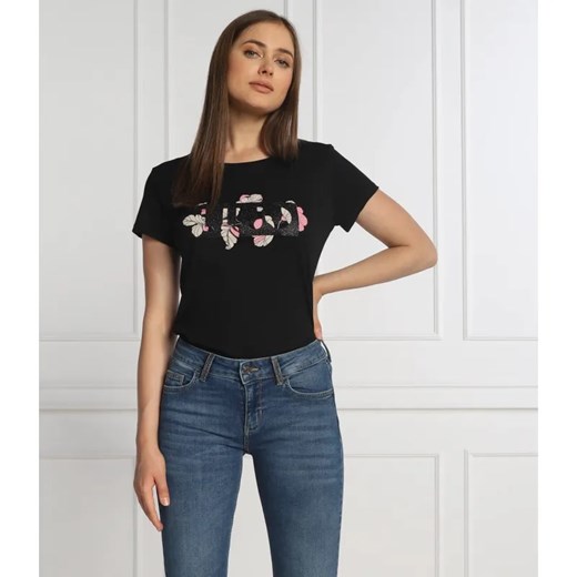 Liu Jo Sport T-shirt | Regular Fit ze sklepu Gomez Fashion Store w kategorii Bluzki damskie - zdjęcie 184330502