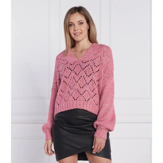 Liu Jo Sweter | Cropped Fit | z dodatkiem wełny ze sklepu Gomez Fashion Store w kategorii Swetry damskie - zdjęcie 184330551