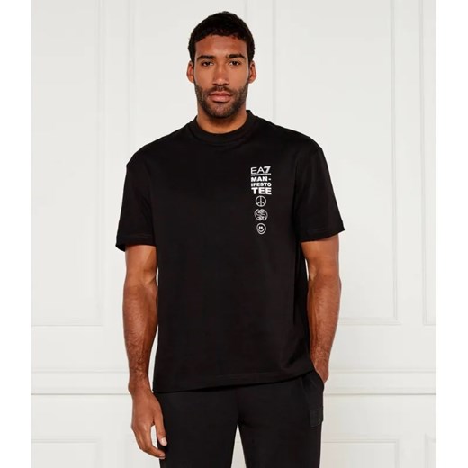 EA7 T-shirt | Regular Fit ze sklepu Gomez Fashion Store w kategorii T-shirty męskie - zdjęcie 184330612