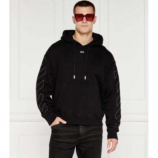 OFF-WHITE Bluza | Oversize fit ze sklepu Gomez Fashion Store w kategorii Bluzy męskie - zdjęcie 184330630