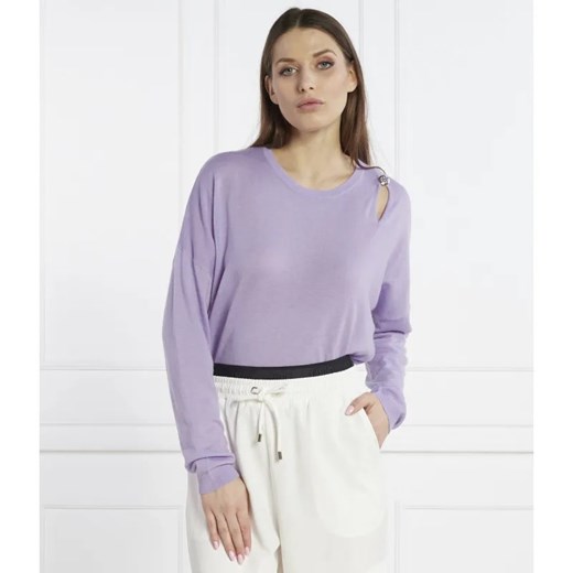 Liu Jo Wełniany sweter | Regular Fit | z dodatkiem kaszmiru ze sklepu Gomez Fashion Store w kategorii Swetry damskie - zdjęcie 184330663