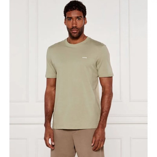 HUGO T-shirt Dero222 | Regular Fit ze sklepu Gomez Fashion Store w kategorii T-shirty męskie - zdjęcie 184330670