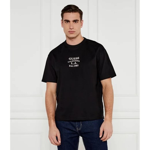 GUESS T-shirt EMBRO | Classic fit ze sklepu Gomez Fashion Store w kategorii T-shirty męskie - zdjęcie 184330681